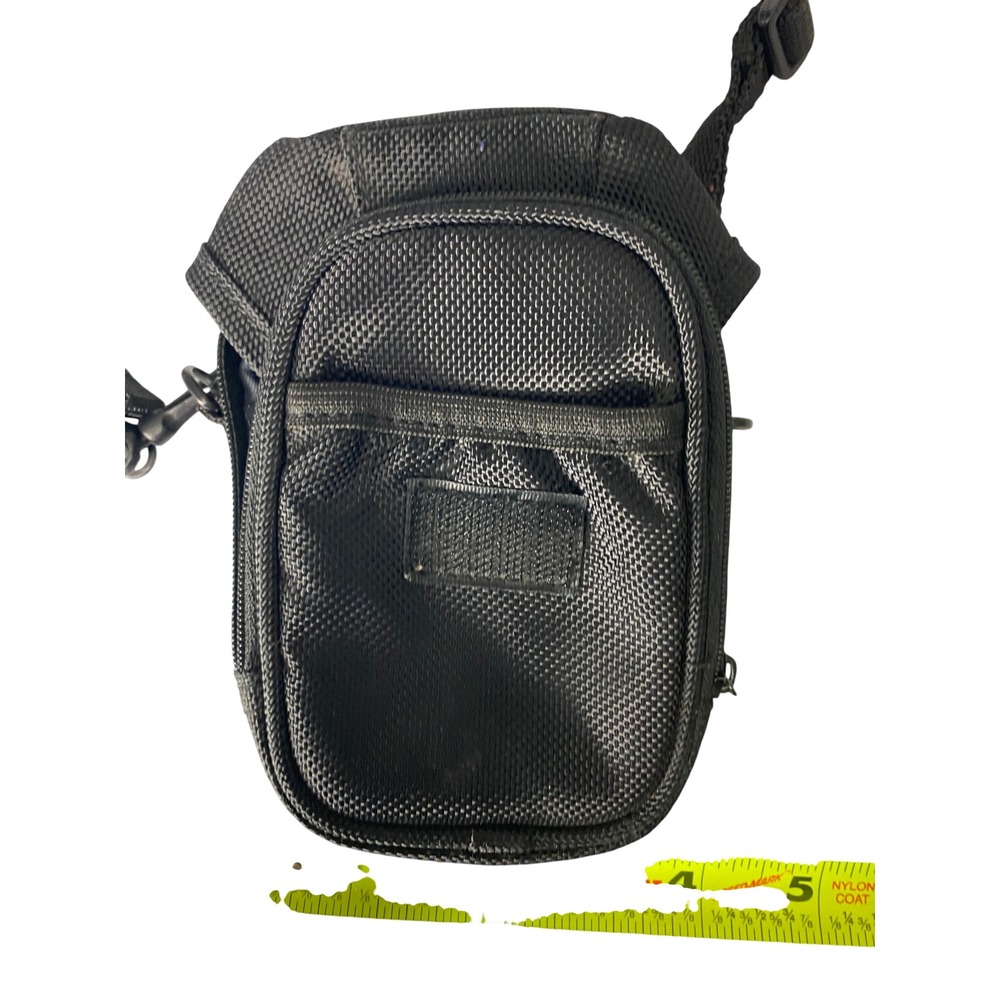 Compact Camera Case Belt Pouch Shoulder Bag Black Nylon Travel Carry Case Small